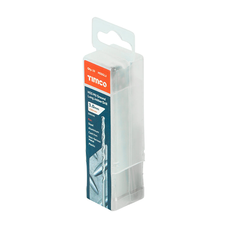 TIMCO Ground Long Jobber Drills HSS M2 — Tube