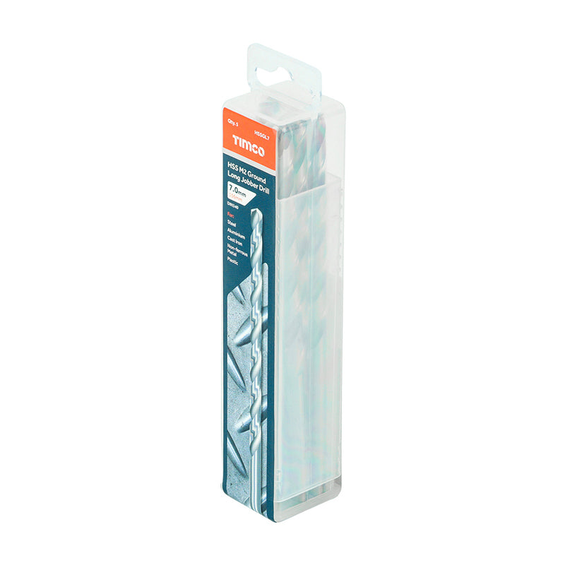 TIMCO Ground Long Jobber Drills HSS M2 — Tube