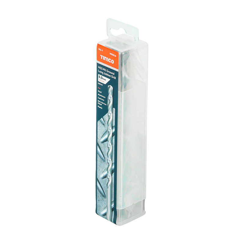 TIMCO Ground Long Jobber Drills HSS M2 — Tube
