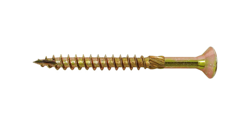 Spectre Woodscrew 3.5x40mm Bx 200 Yellow Zinc