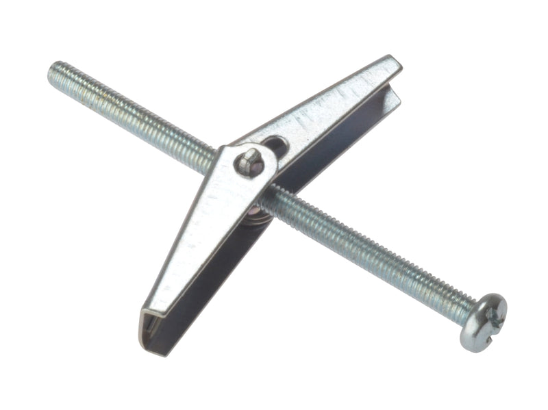 MasonMate Spring Toggle M6 BZP Wings only Bx 50