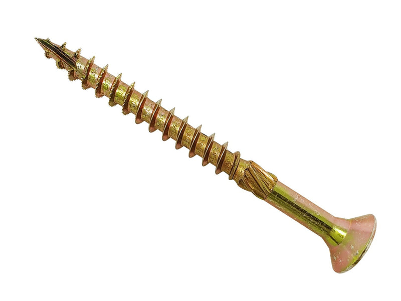 Spectre Woodscrew 5.0x50mm Tub 600 Yellow Zinc