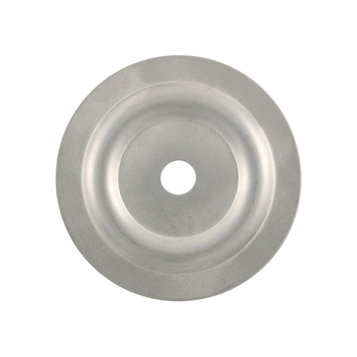 TIMCO Metal Insulation Discs Silver - 35mm
