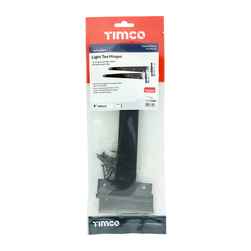 TIMCO Light Tee Hinges — Bag