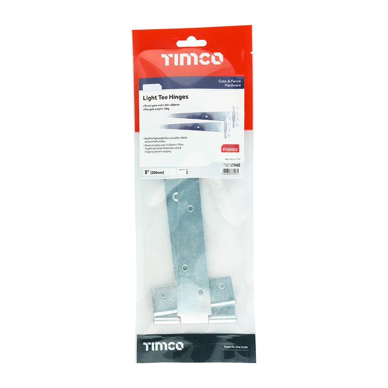 TIMCO Light Tee Hinges — Bag