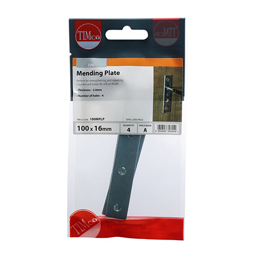 TIMCO Mending Plates Silver