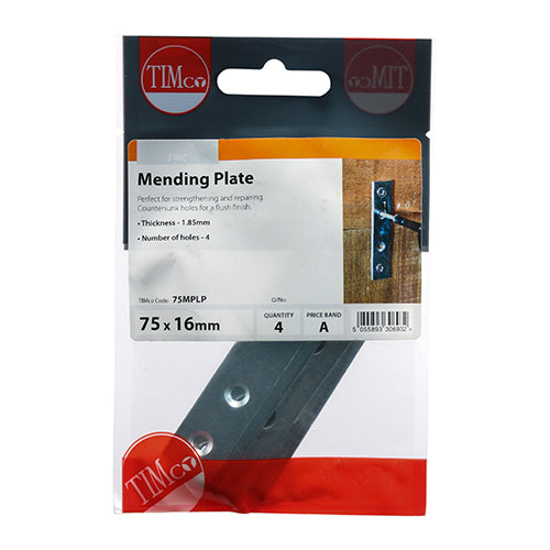 TIMCO Mending Plates Silver