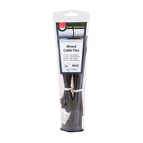 TIMCO Cable Ties Mixed Colours