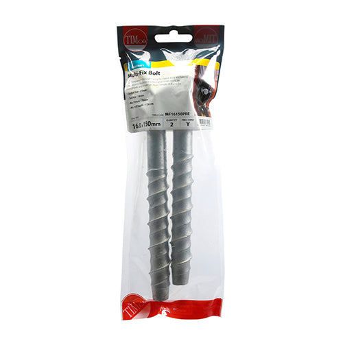 TIMCO Multi-Fix Bolts Hex Head Exterior Silver — Trade Pack