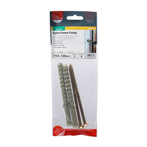 TIMCO Nylon Frame Fixings — Trade Pack