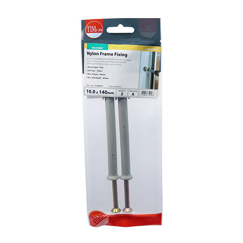 TIMCO Nylon Frame Fixings — Trade Pack