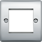BG Electrical Euro Module - 2 module - square