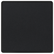 BG Electrical Evolve Matt Black - Single, 2 way switch, edge rocker