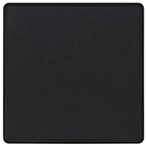 BG Electrical Evolve Matt Black - Single, 2 way switch, edge rocker