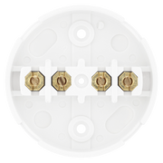 BG Electrical Contractor - Selective Entry Junction Box 4 Way, 20A, 89mm Dia, White