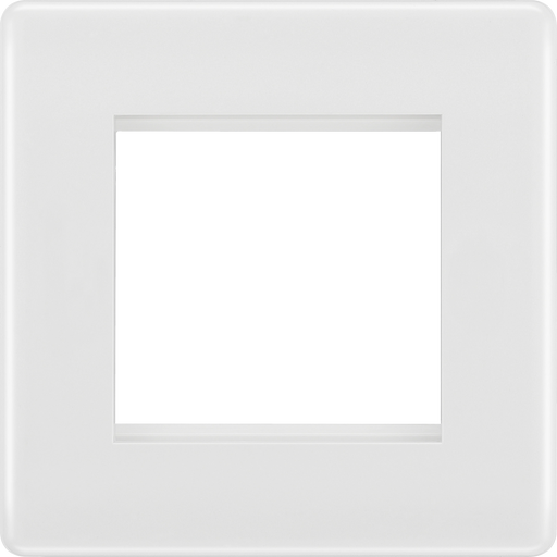 BG Electrical Euro Module - 2 module - square