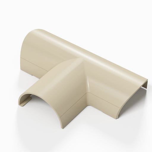 D-Line Trunking - 30x15mm Magnolia Equal Tee