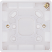 BG Electrical 800 Series - Single with earth terminal, 19mm