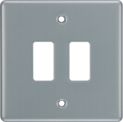 BG Electrical Grid - 2 module, square