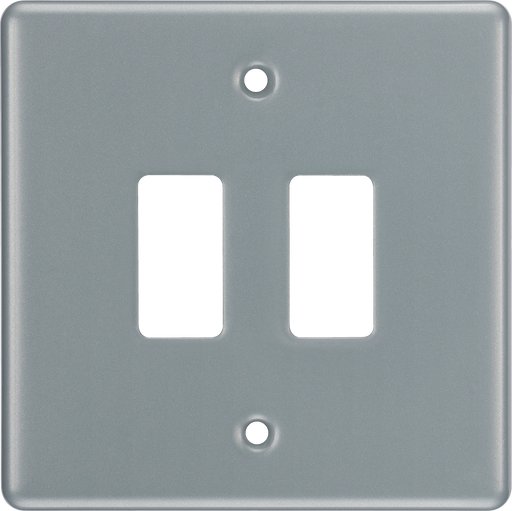 BG Electrical Grid - 2 module, square