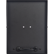 Luceco Azurar Coach Lantern - Exterior Decorative Wall Glass Lanten Twin IP44 E27 Lamp included Black