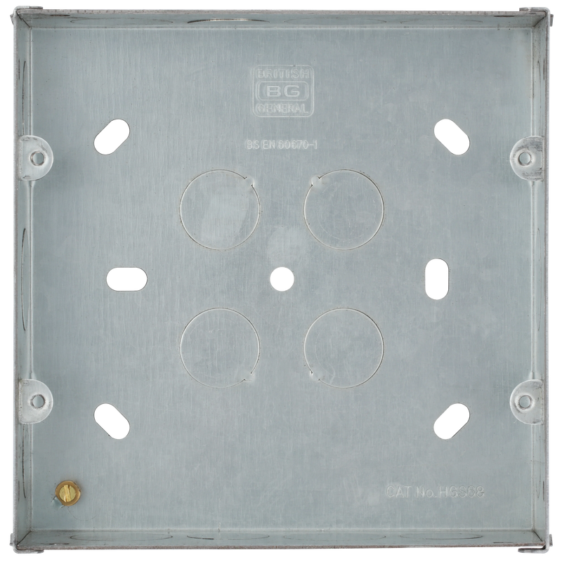 BG Electrical Contractor - Flush Metal Box for 6-8 Module Grid