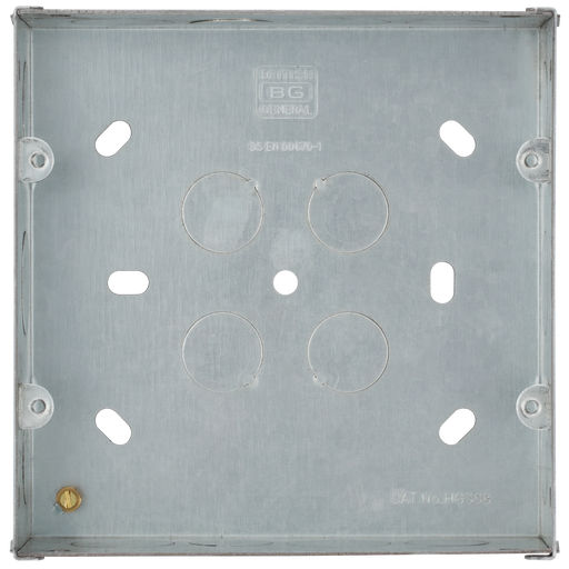 BG Electrical Contractor - Flush Metal Box for 6-8 Module Grid
