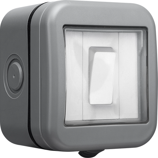 BG Electrical Weatherproof IP55 - Single, 2 way switch, IP55