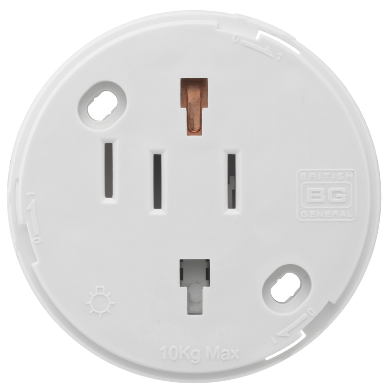 BG Electrical Ceiling Accessories - 4 pin plug and socket assembly