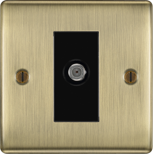 BG Electrical Nexus Metal Antique Brass - Single satellite