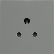 BG Electrical Euro Module - 2A round pin, unswitched socket
