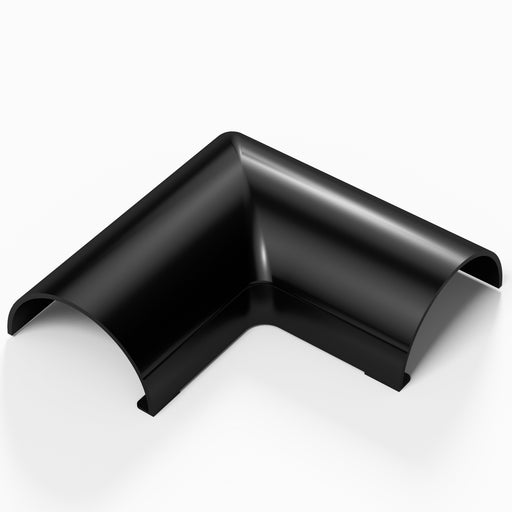 D-Line Trunking - 30x15mm Black Flat Bend