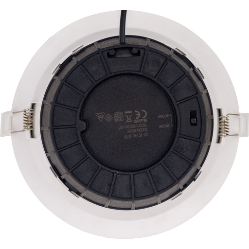 Luceco Carbon Ultra Downlight 15W 1900Lumens IP54 rated 150mm cut-out