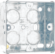 BG Electrical Contractor - Steel Knockout Box, Single, 35mm