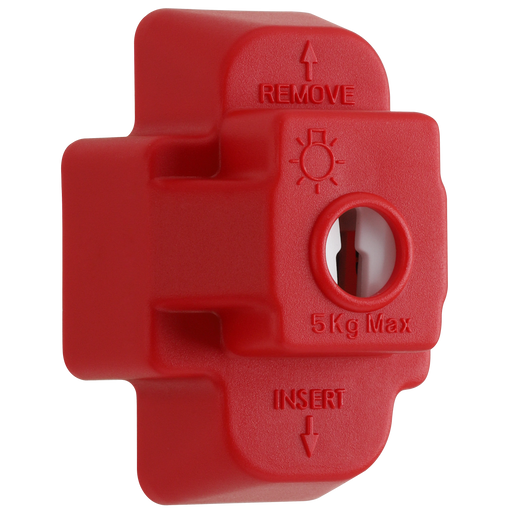 BG Electrical Ceiling Accessories - 4 pin plug - red
