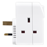 Masterplug Switched - 3 Sockets, 13A, White