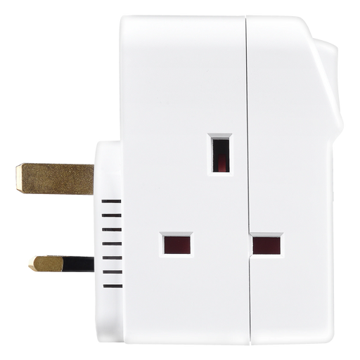 Masterplug Switched - 3 Sockets, 13A, White