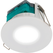 Luceco Ftype Essence Fire Rated Downlight 5W 550lm 4000K Dimmable IP65 White bezel - Flat - Pack of 1