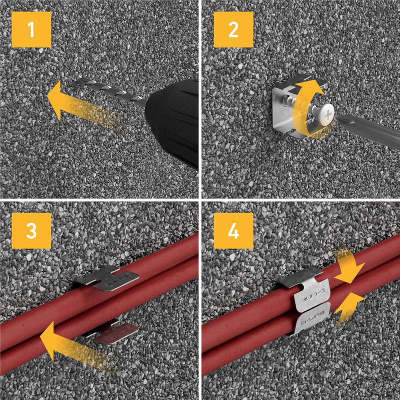 D-Line Fire Clip - Safe-D U-Clip 30 (Pack of 100)