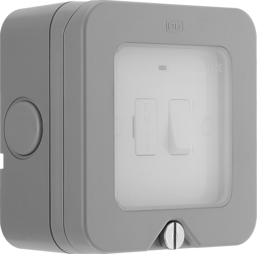 BG Electrical Weatherproof Storm - Switched and fused with indicator and flex outlet IP66