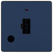 BG Electrical Evolve Matt Blue - Unswitched and fused