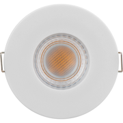 Luceco Ftype Essence Fire Rated Downlight 5W 550lm 4000K Dimmable IP65 White bezel - Flat - Pack of 1