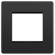 BG Electrical Euro Module - 2 module - square