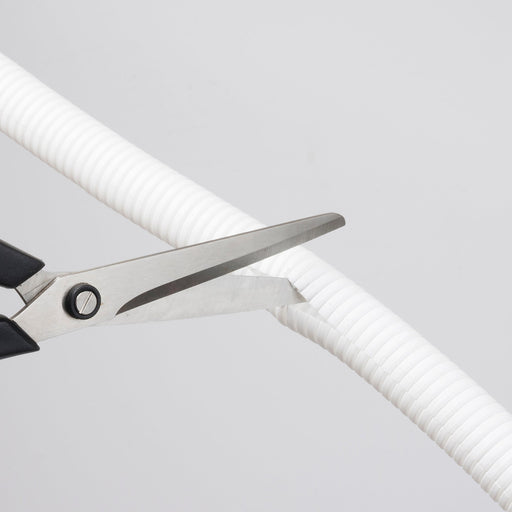 D-Line Cable Tidy - Cable Tidy Tube, White - 1.1m, 32mm dia.