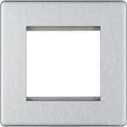 BG Electrical Euro Module - 2 module - square