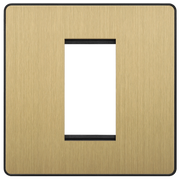 BG Electrical Euro Module - 1 module - square