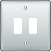 BG Electrical Grid - 2 module, square