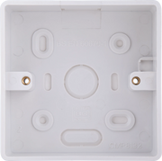BG Electrical 800 Series - PVC Rounded Surface Box, Single, 32mm