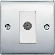 BG Electrical Nexus Metal Polished Chrome - Single, isolated, co-axial