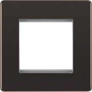 BG Electrical Euro Module - 2 module - square